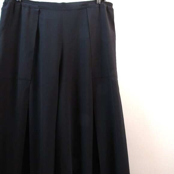 Eskandar Wide Leg Silk Trousers - Picture 2 of 3